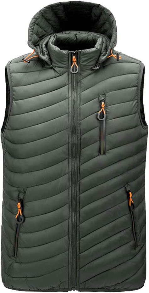 men's hooded gilets and bodywarmers.